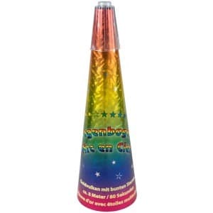 REGENBOGEN-RIESENVULKAN 80Sek